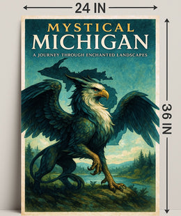 Mystical Michigan Poster PosterGoat