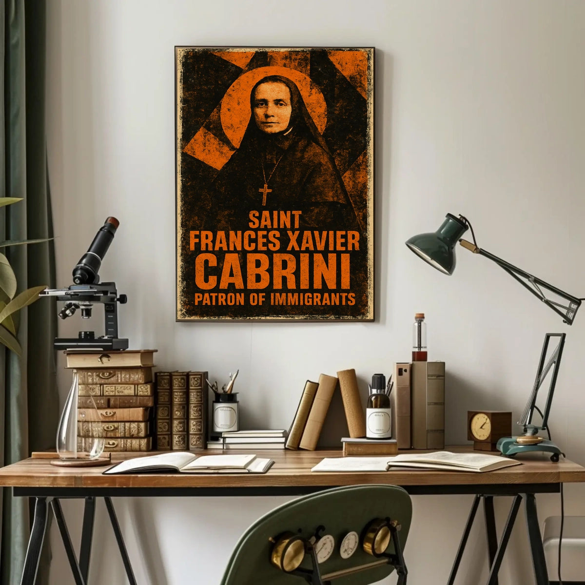 Saint Frances Xavier Cabrini Patron Of Poster