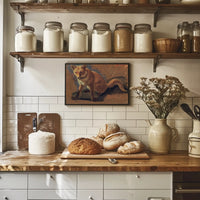 Majestic Fox Painting in Classic Animal Poster