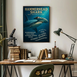 Hammerhead Shark Salt Water Sentinel Poster