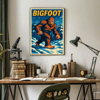 Bigfoot In The Wilderness Poster