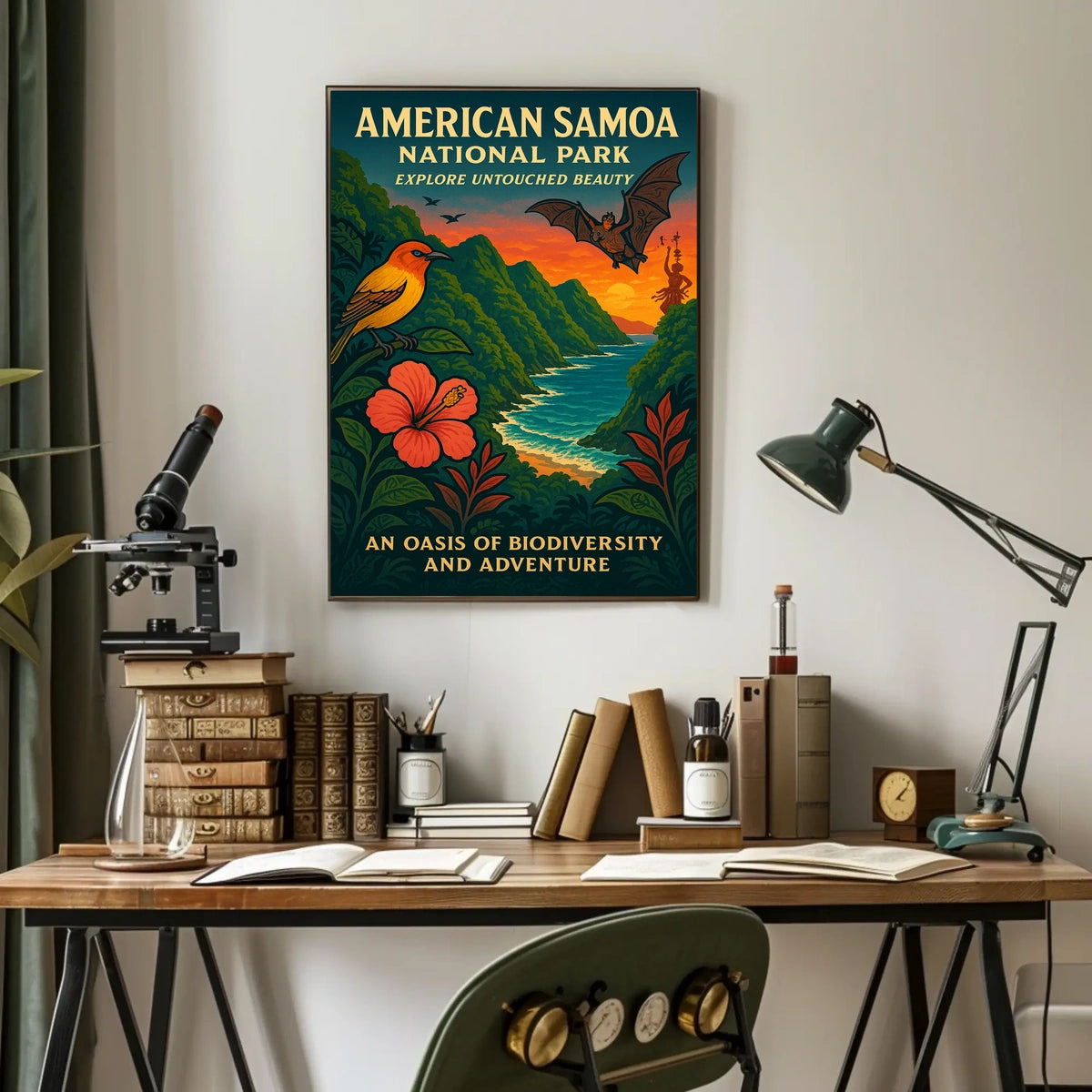Explore Untouched Beauty at American Samoa National Park Poster