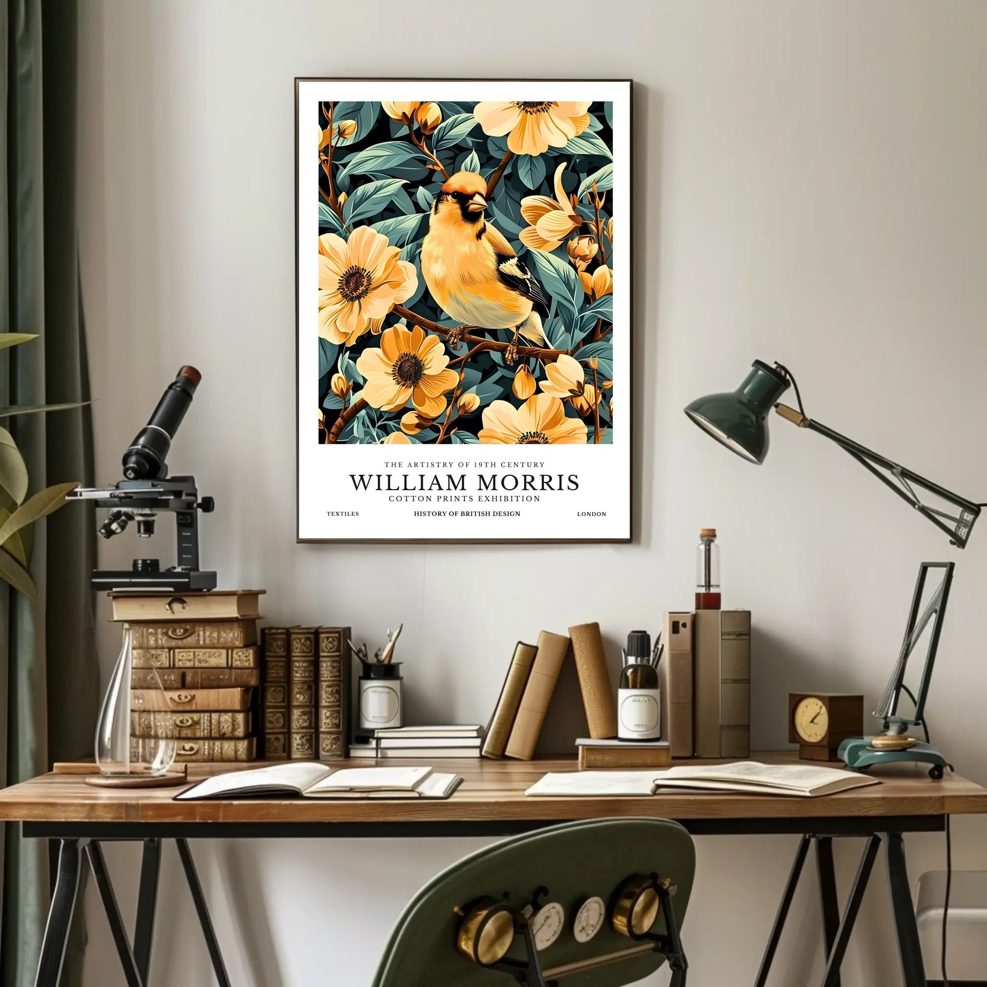 William Morris Vintage Botanical Art Cultural or Heritage Poster