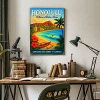 Explore the Heart of Hawaii Poster