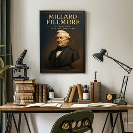 Millard Fillmore Bust: Historical or Presidential Poster PosterGoat