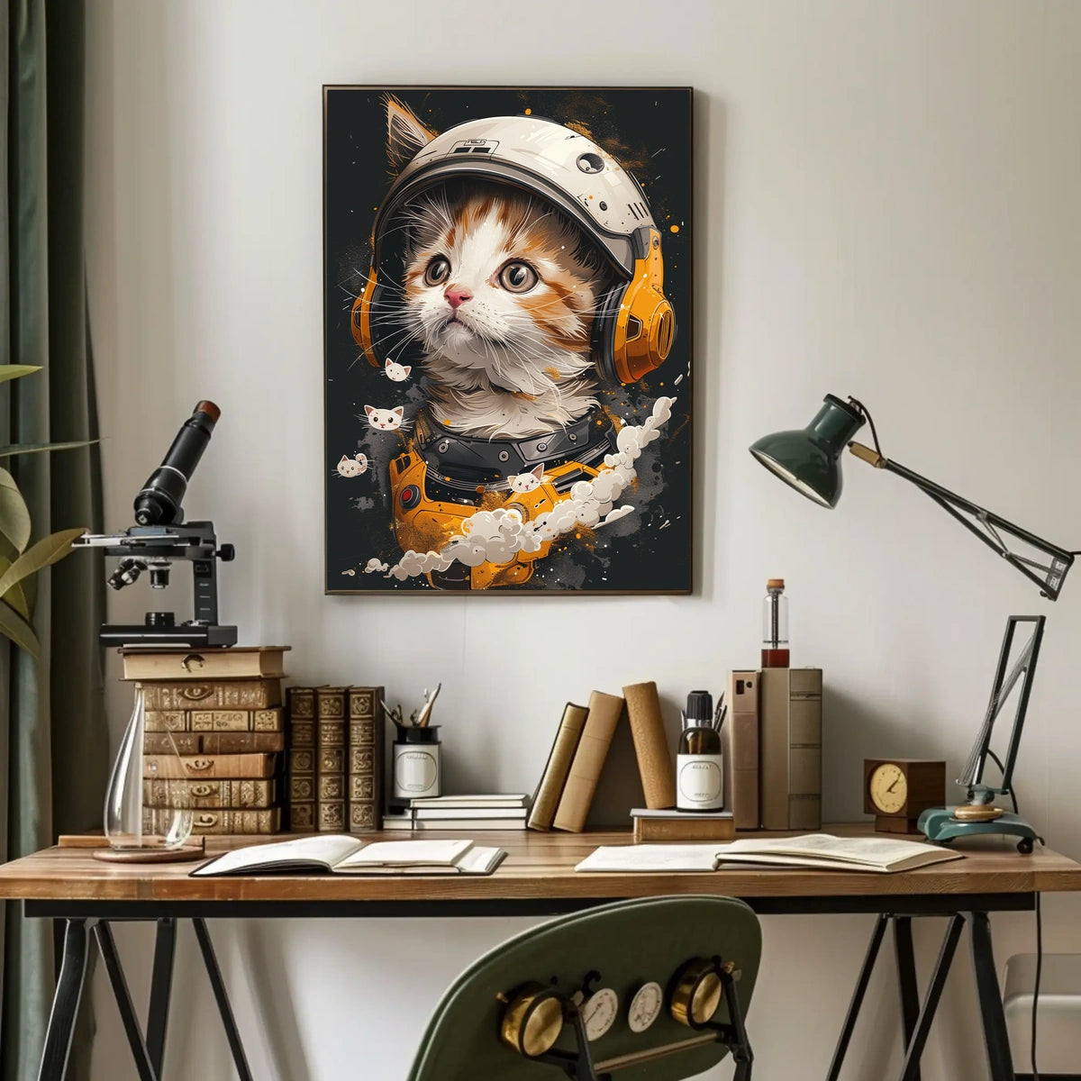 Cosmic Kitten Adventure Poster
