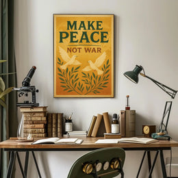 Make Peace, Not War Poster
