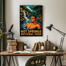 Hot Springs National Park Scenic Wanderlust Poster