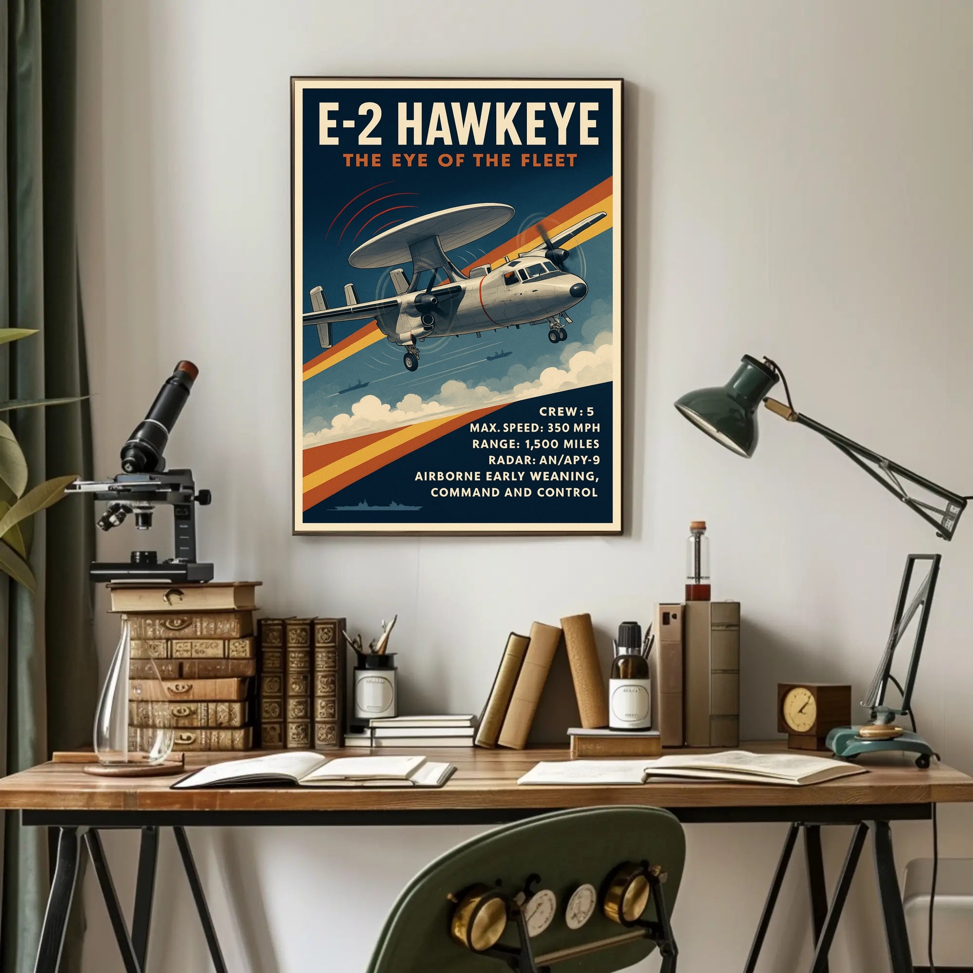E-2 Hawkeye The Eye Of The Fleet Poster