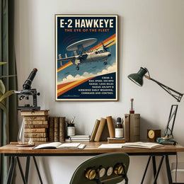 E-2 Hawkeye The Eye Of The Fleet Poster
