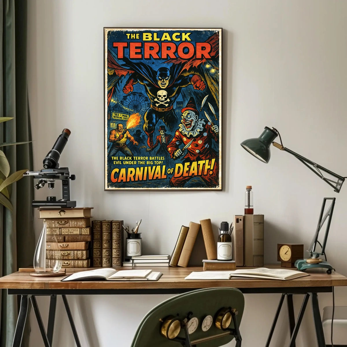 The Black Terror Carnival of Death Poster