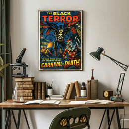 The Black Terror Carnival of Death Poster