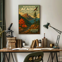 Discover Acadia National Park Wall Art PosterGoat