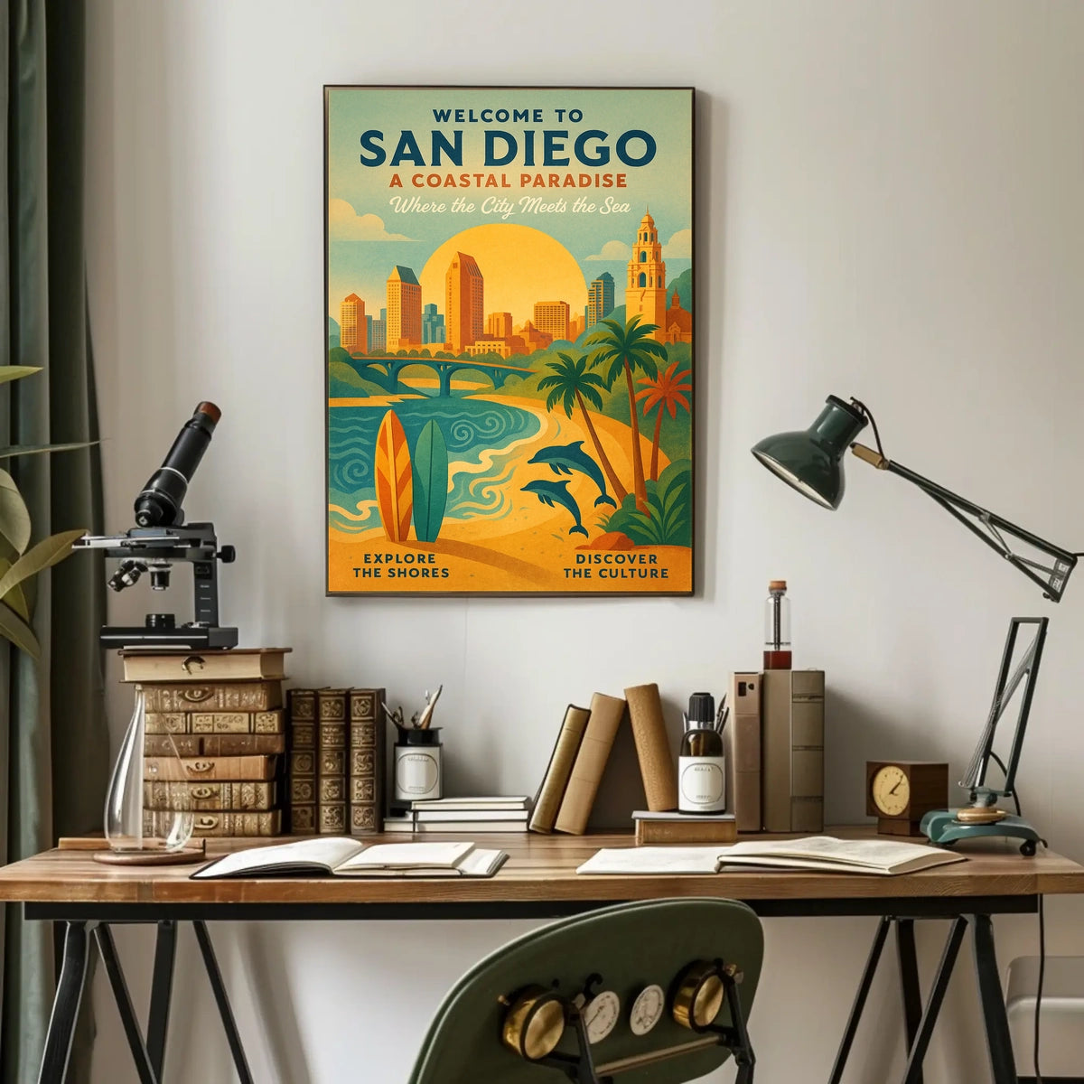 Welcome to San Diego A Coastal Paradise Poster