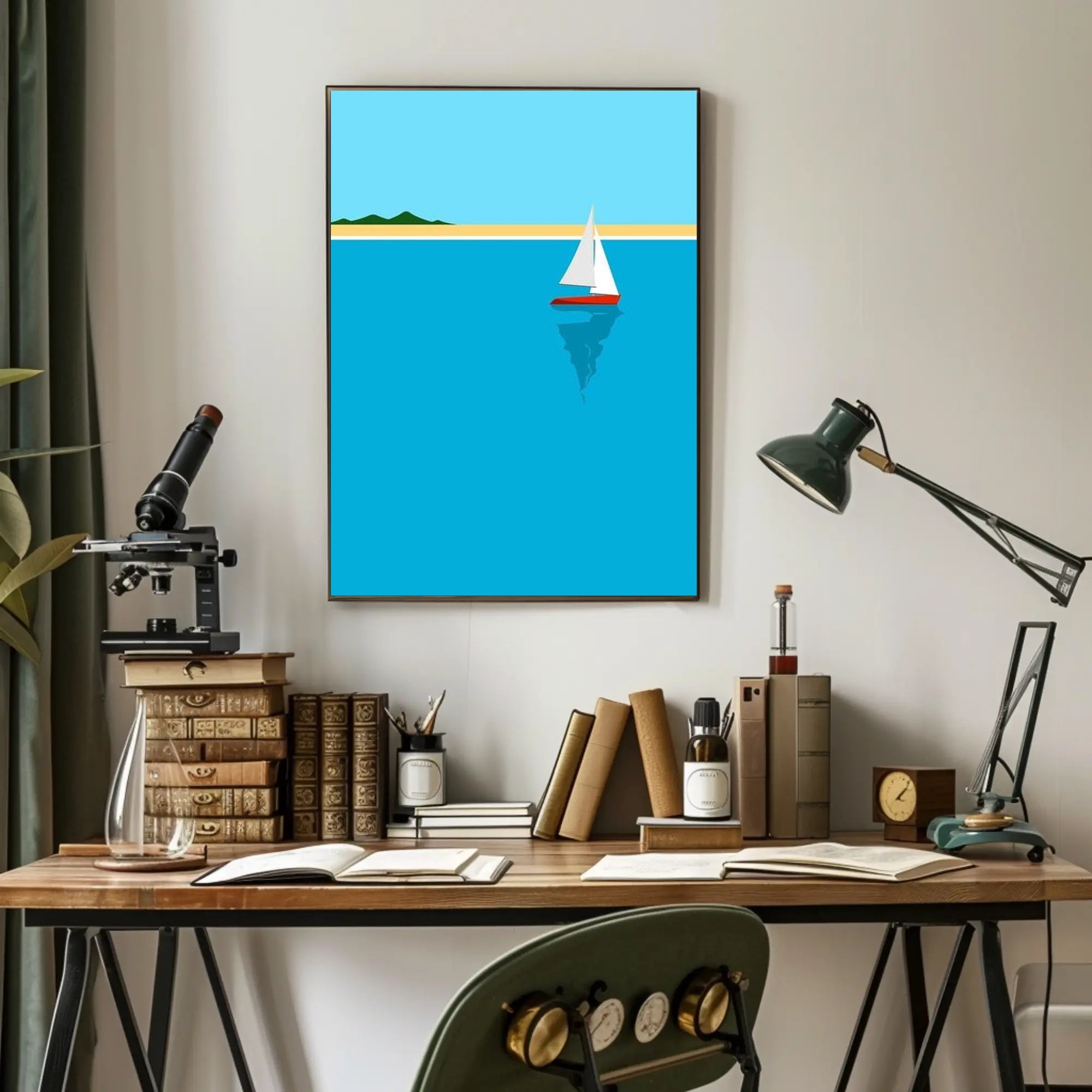 Tranquil Sail Poster PosterGoat