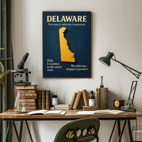 Delaware – The First State Poster PosterGoat