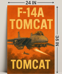 F-14A Tomcat Poster PosterGoat