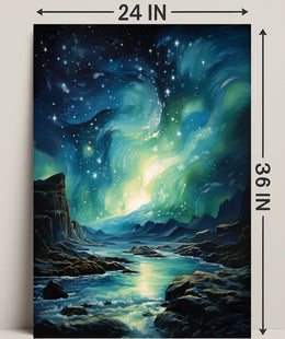 Celestial Landscape Poster