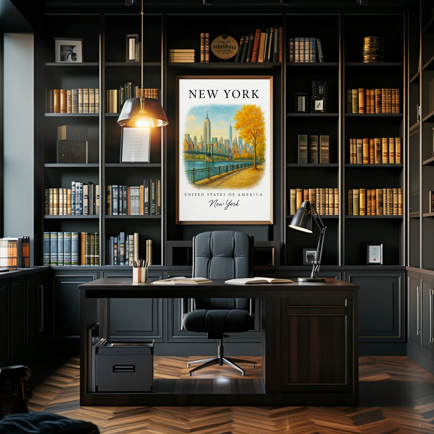 New York, New York Signature Series Vintage Travel Poster