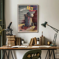 Rats and Waste Management Educational or Infographic Poster PosterGoat