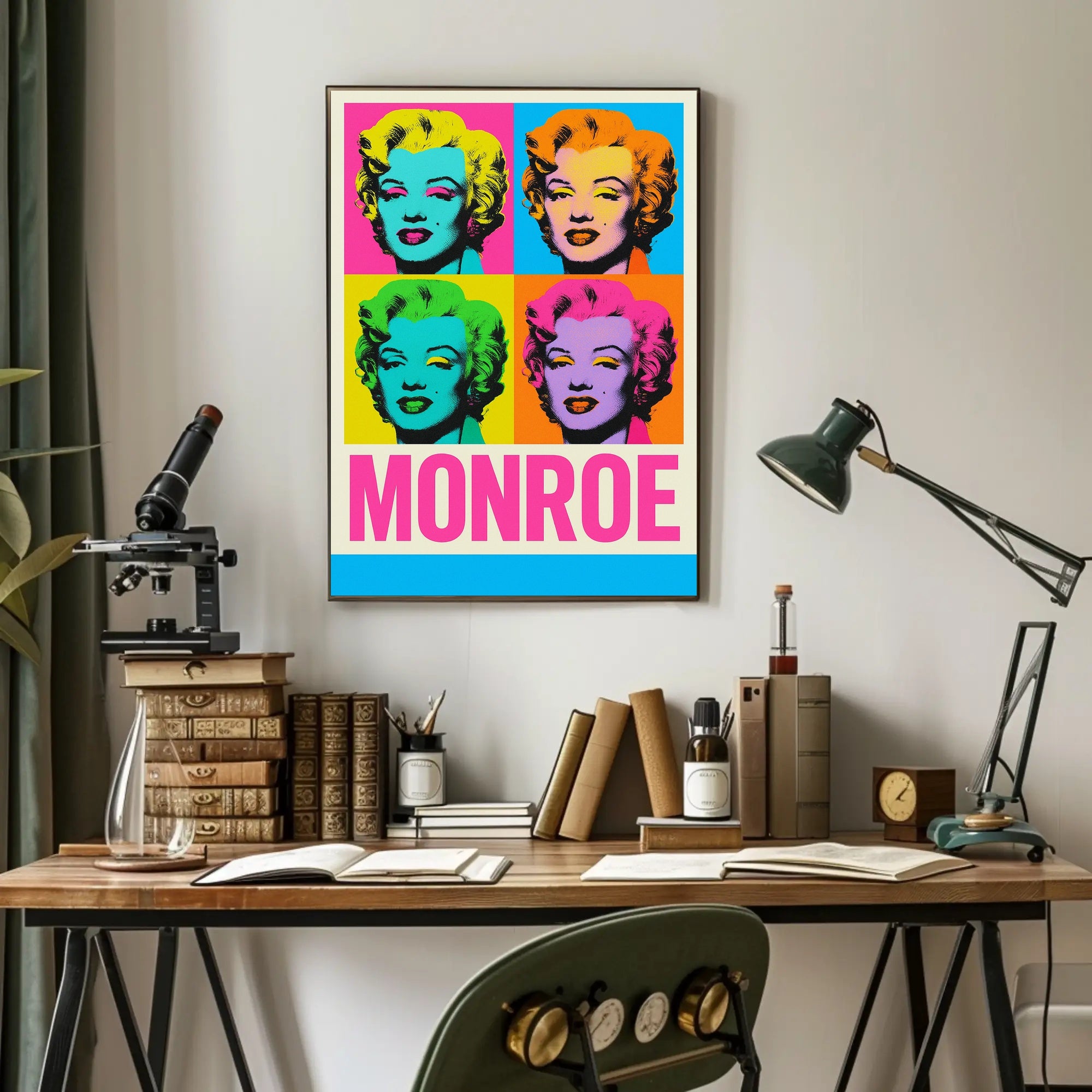 Pop Art Icon Monroe Poster PosterGoat