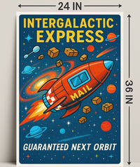 Intergalactic Express Poster PosterGoat