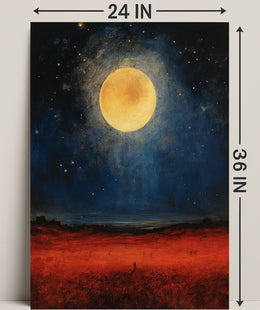 Celestial Nightscape Poster