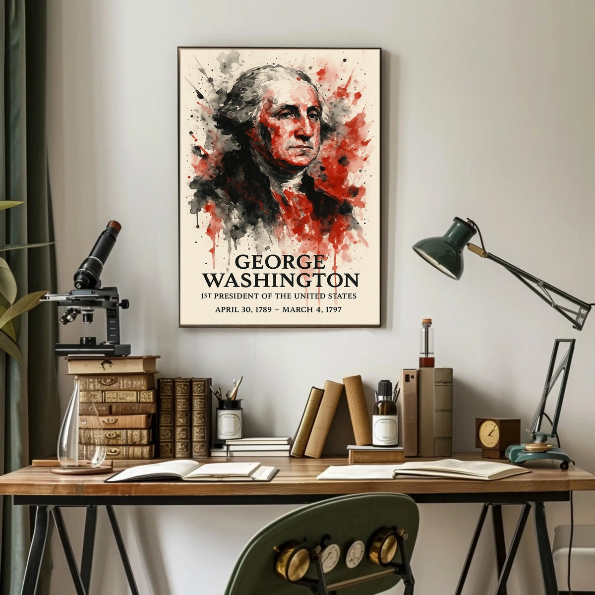 George Washington 1St President Poster