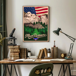 Mount Rushmore Tribute Poster