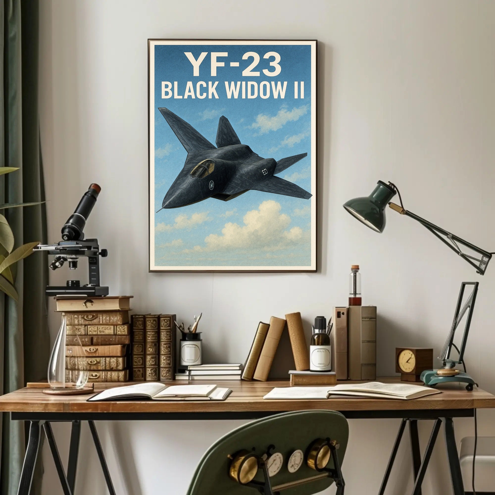YF-23 Black Widow II Poster PosterGoat