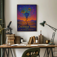 Colchagua Valley Vineyard Art: Mystical Chilean Landscape