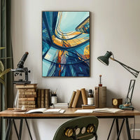 Abstract Timeless Landscape Art Poster