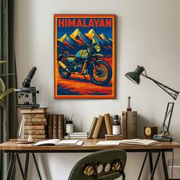 Royal Enfield Himalayan Adventure Poster