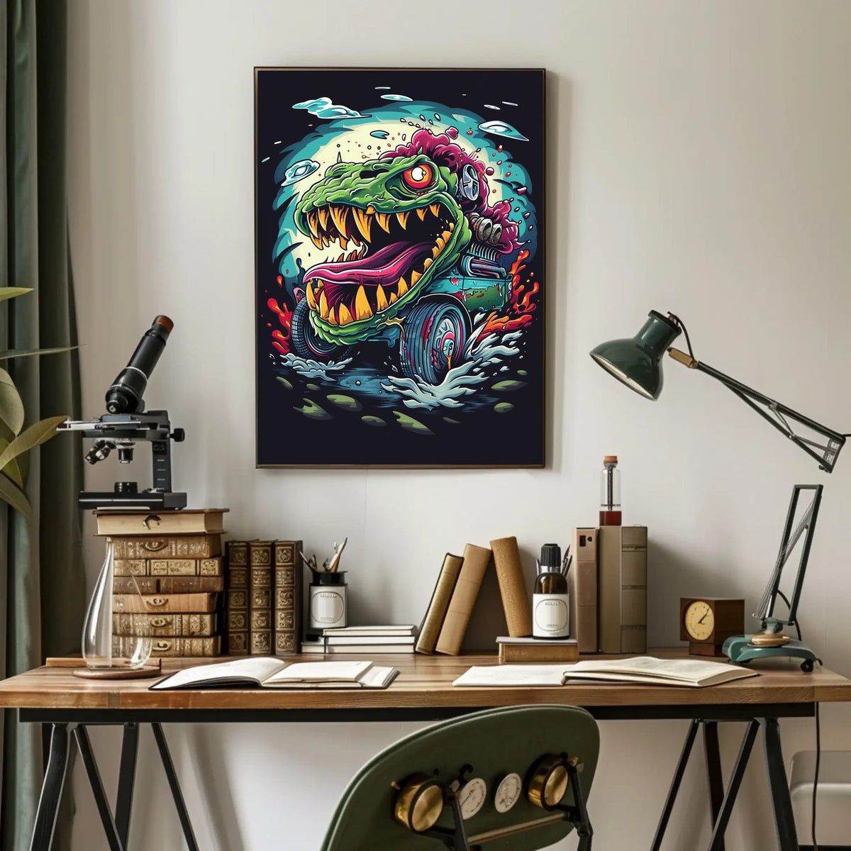 Monster Machine Mayhem Poster
