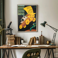 Vintage A-D-A-C Costume Ball Art Print Decor