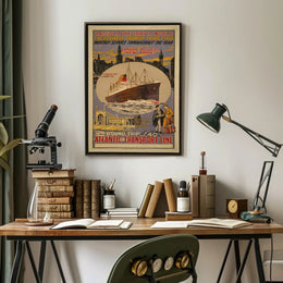 Atlantic Transport Line Cruise Poster PosterGoat