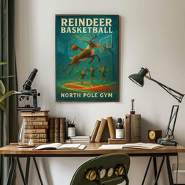 Reindeer Basketball Extravaganza Poster