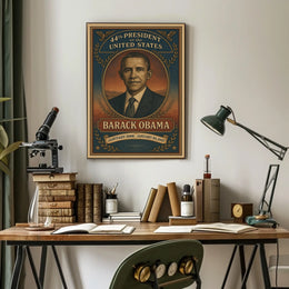 Barack Obama Presidential Historical Poster
