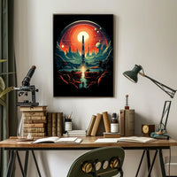 Cosmic Tower Poster