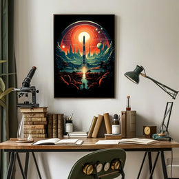 Cosmic Tower Poster