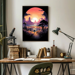 Journey Through The Desert Poster