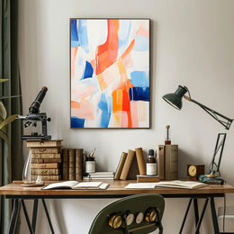 Abstract Color Symphony Abstract Poster