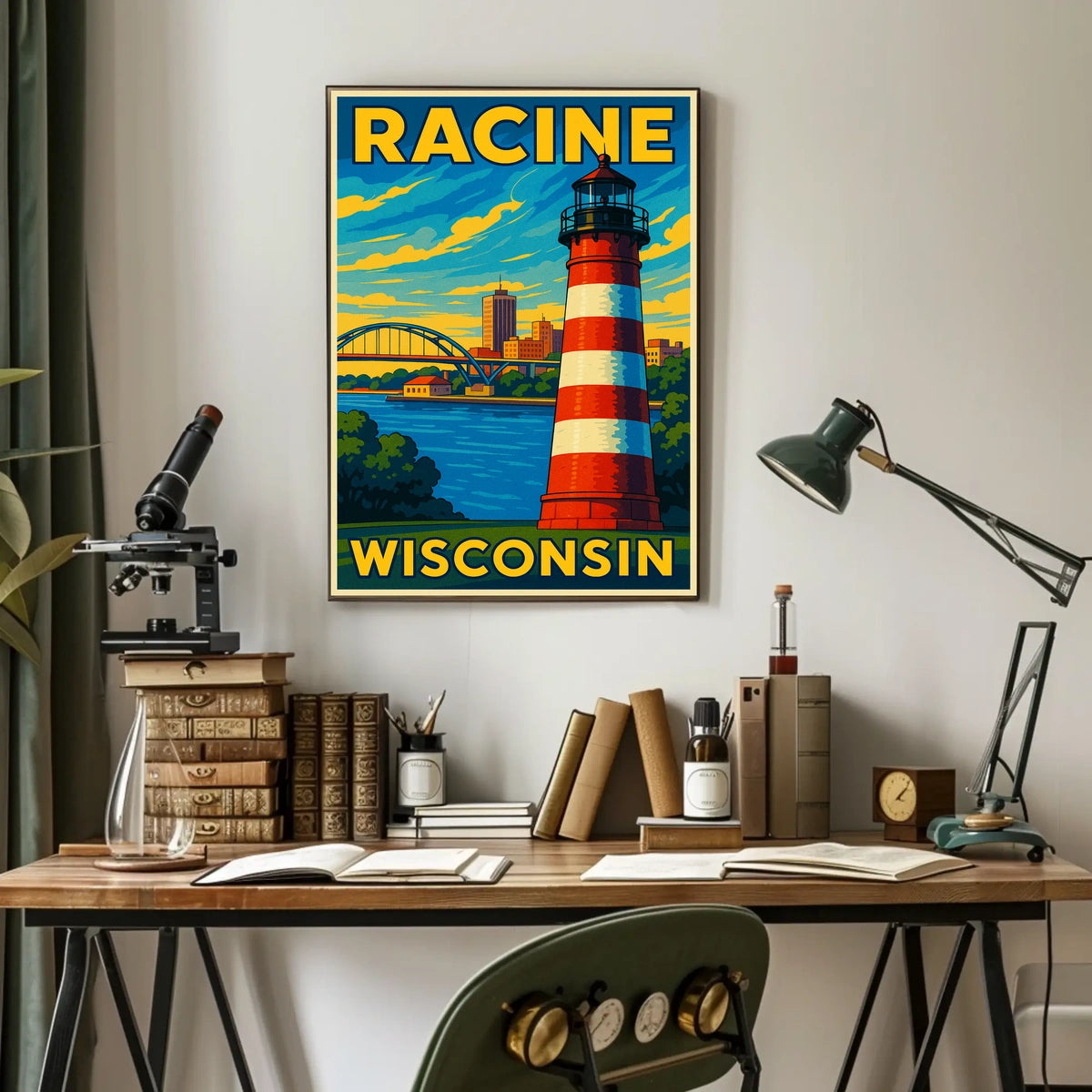 Racine, Wisconsin Poster