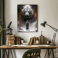 Warrior And The White Tiger Poster