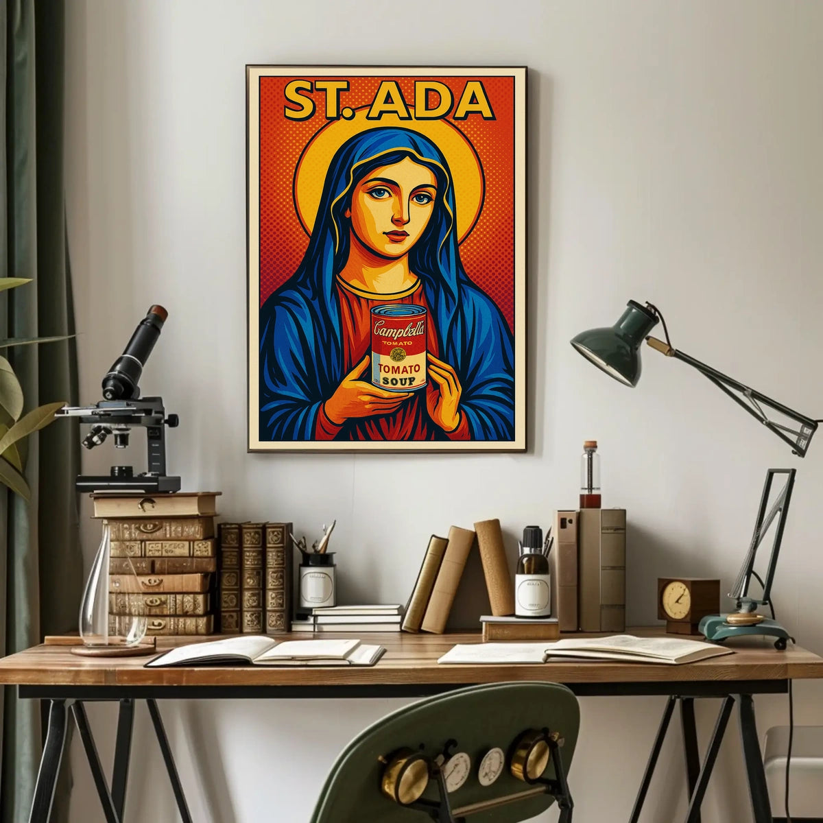 St. Ada Pop Art Icon Poster