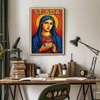 St. Ada Pop Art Icon Poster