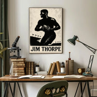 Jim Thorpe Athletic Icon Poster
