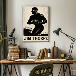 Jim Thorpe Athletic Icon Poster
