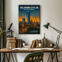 Oklahoma City The Big Friendly Poster