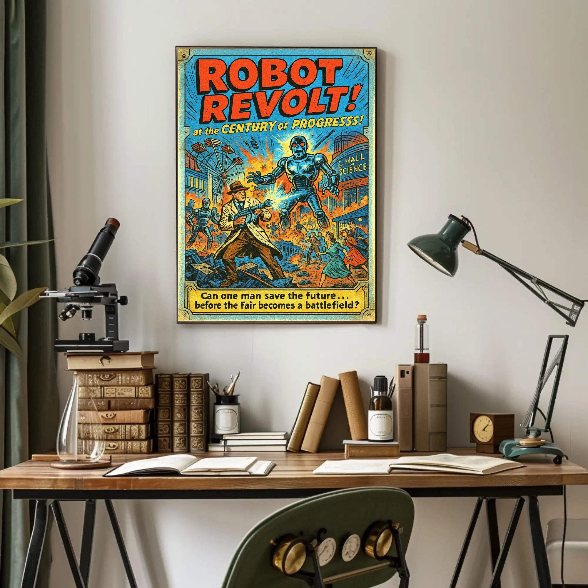 Robot Revolt at the Century of Progress Poster PosterGoat